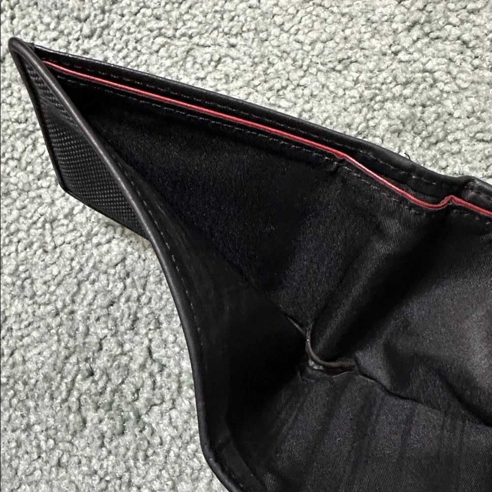 Tumi Alpha Double Billfold Wallet - Black Nylon / Leather - Picture 5 of 8